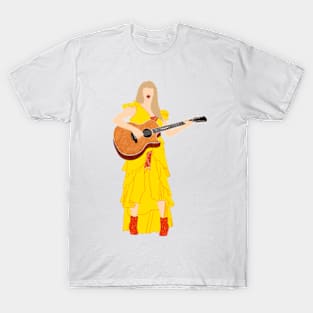 Eras Surprise Song Guitar + Yellow Dress T-Shirt